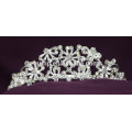 Flower Design Dernier chapeaux Cristal nuptiale strass Tiara